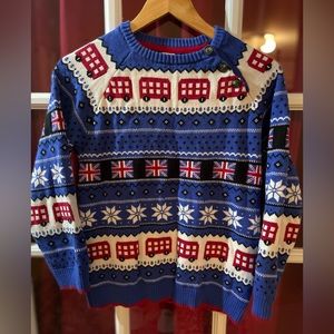 Gymboree. New super cute London winter sweater. Size: 10-12. Final sale.